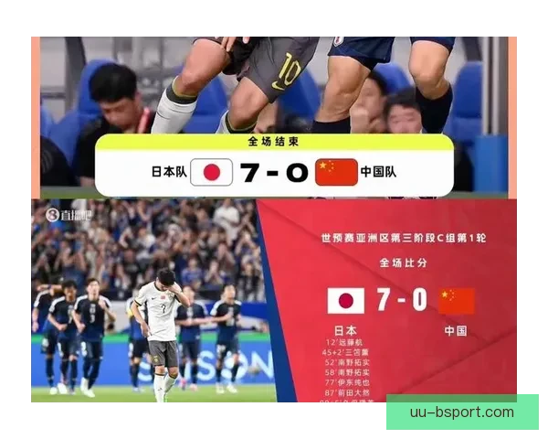 日本男足主场7比0大胜中国队 展现实力豪取世预赛首场大胜